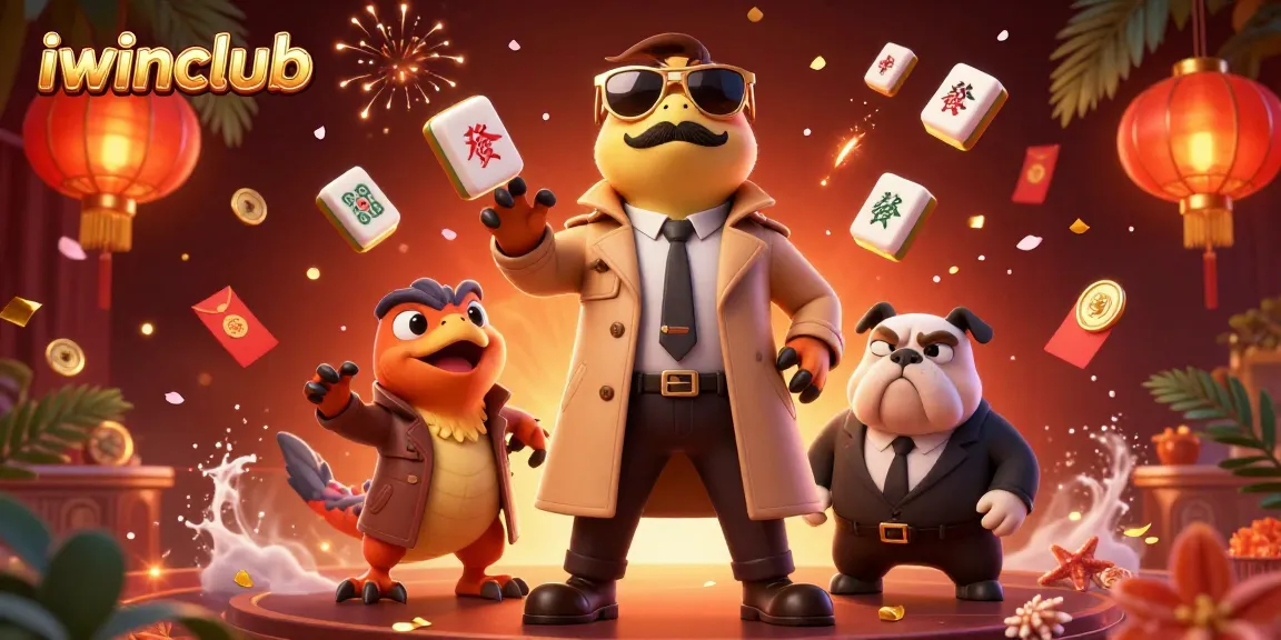 Win big at iwinclub with 3D raptors sneaking into a vibrant casino setting.
