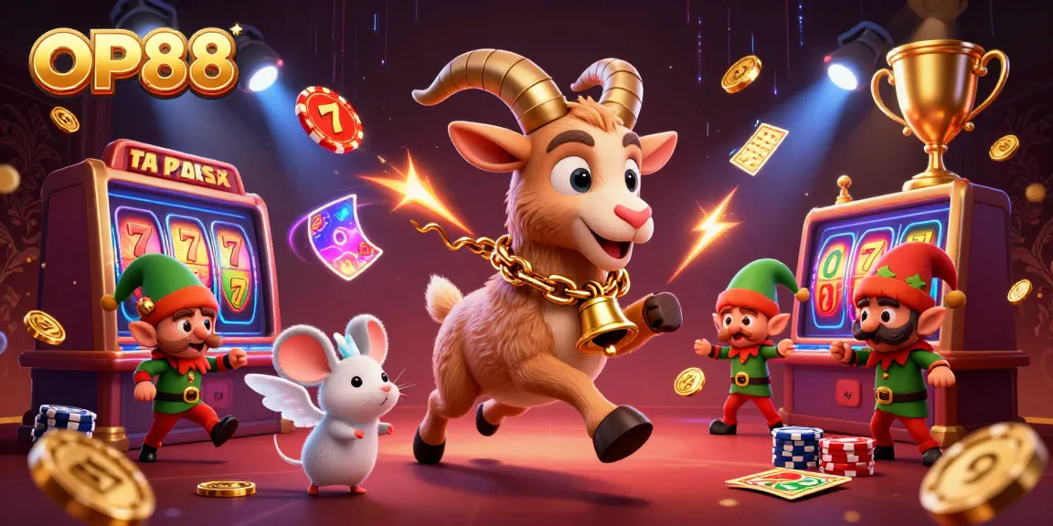 Engage in OP88's thrilling casino experience with lively characters and dynamic betting elements.