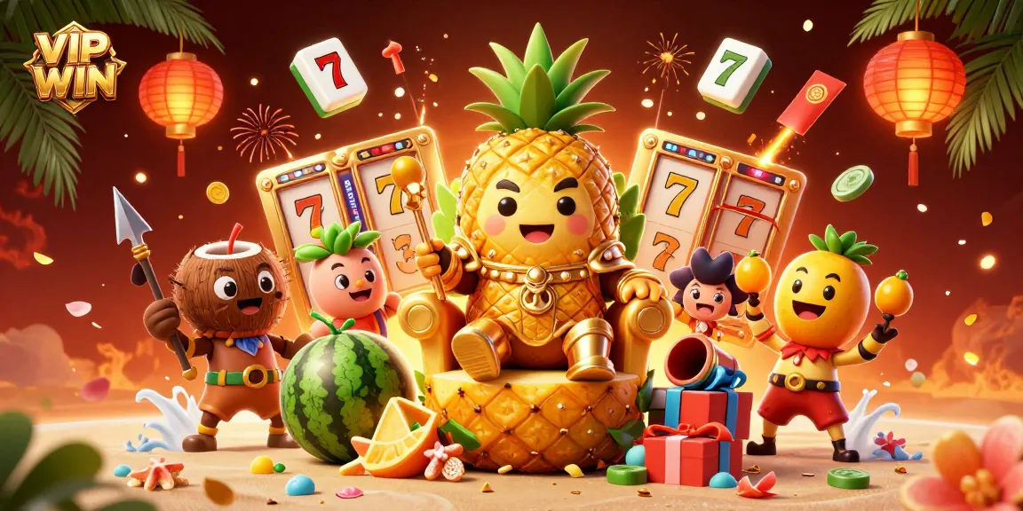 Experience the exciting gaming world at VIPWIN with vibrant casino illustrations.