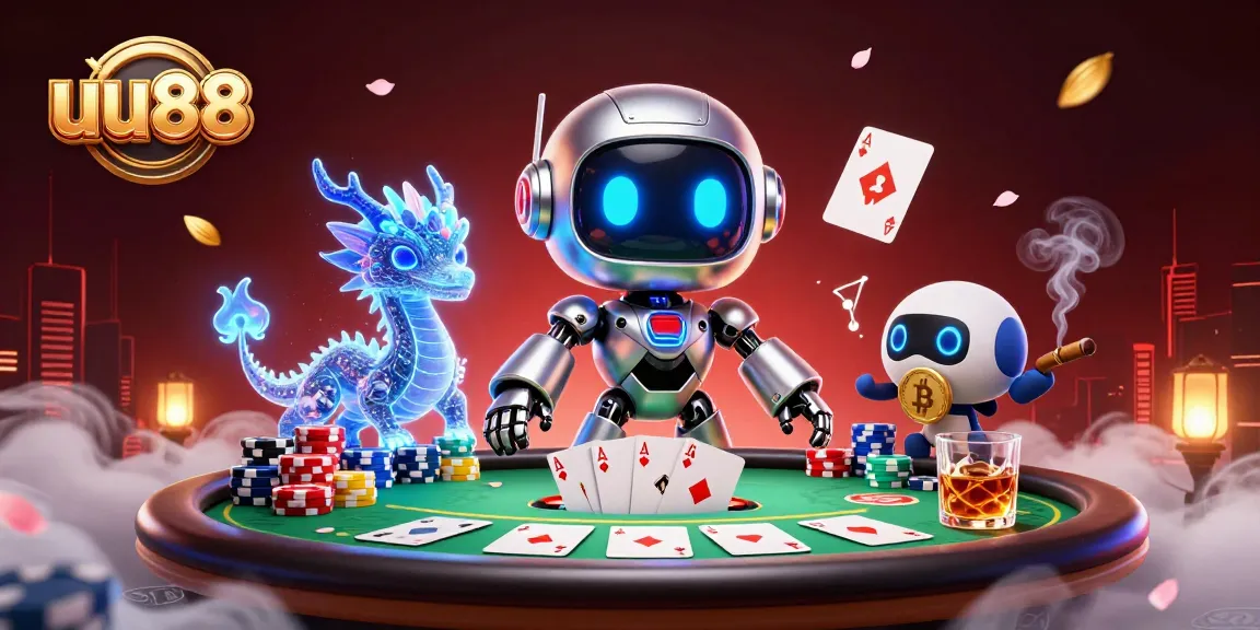Experience thrilling gameplay with uu88's vibrant casino scene featuring poker plays and advanced graphics.