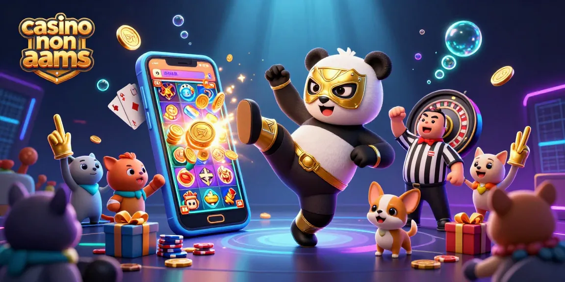 Experience the thrill of casino non aams with a panda wrestler and dynamic slots action.