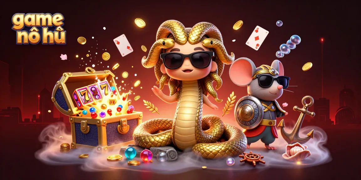 Engage in thrilling game nổ hũ action featuring 3D characters and dynamic casino elements.
