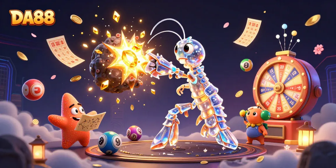 Join the excitement of DA88 with a dynamic scene of a galactic samurai and lottery action!