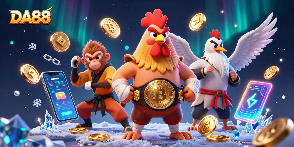 DA88 immerses gamers in a vibrant world of crypto coins and animated characters, enhancing their betting experience.